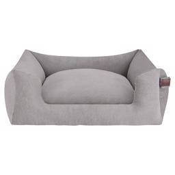 Fantail Snooze Mellow Designer Dog Bed i färgen Pearl Grey